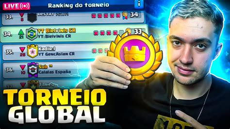 Jogando O Megatorneio Estrat Gico Estou Top Clash Royale Ao Vivo