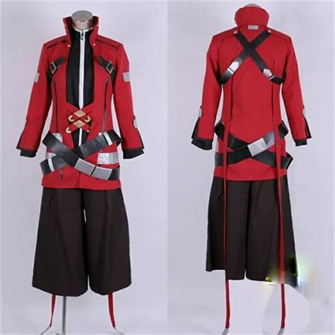 Custom Blazblue Ragna The Bloodedge Grim Reaper Cosplay Costume Speed