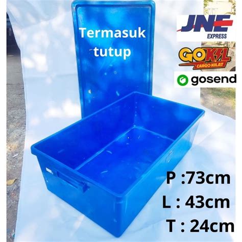 Jual Box Kontainer Plastik Hidroponik Ikan Kura Turtle Reptil