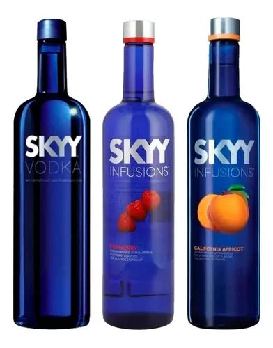 Vodka Skyy Clasico Original Raspberry Apricot Infusions