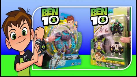 Ben 10 Omni Enhanced Shock Rock And Omnitrix Double Unboxing Youtube