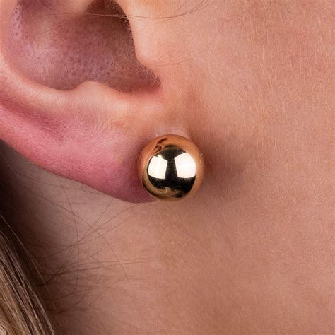 Gold Sphere Studs Atelier Yuwa Ciao Jp