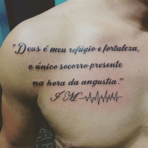 Aprender Sobre 39 Imagem Tatuagem Torax Masculino Frase Br