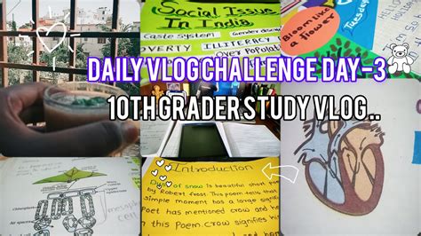 Daily Vlog Challenge Day Cbse Board Student Day In My Life