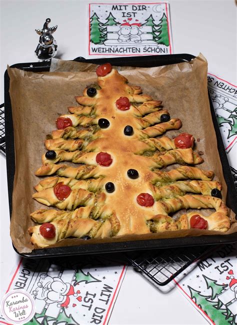 KarambaKarina S Welt Weihnachtsbaum Pizza Caprese