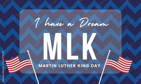 Martin Luther king jr. day with text i have a dream. MLK Banner design ...