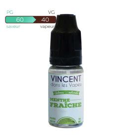 Menthe Fraiche De Vincent Dans Les Vapes Vdlv Ml Folium Boutique