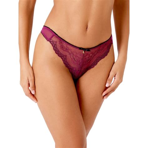 Superboost Lace Thong Purple Potion Lingerie Gossard