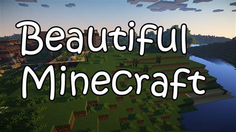 PC Beautiful Minecraft MC Hardcore Gameplay Shaders Texture Packs