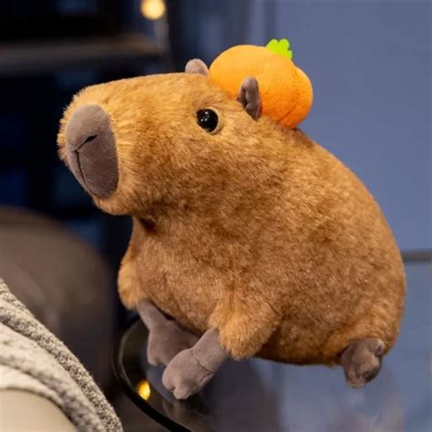 Fluffy Capybara Plush Toy Cartoon Capibara Fluffty Doll Kawaii Home