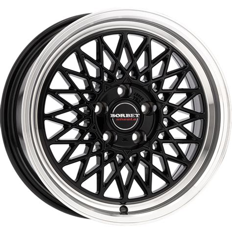 Borbet B Black Rim Polished VERSANDKOSTENFREI Oponeo De