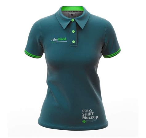 Free Women Polo T Shirt Mockup Psd Psfiles