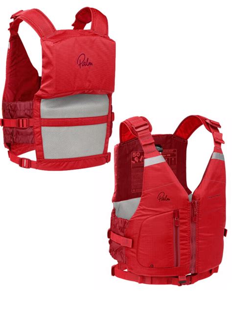 Palm Meander High Back Pfd Buoyancy Aid Flame Red Andy Biggs Watersports