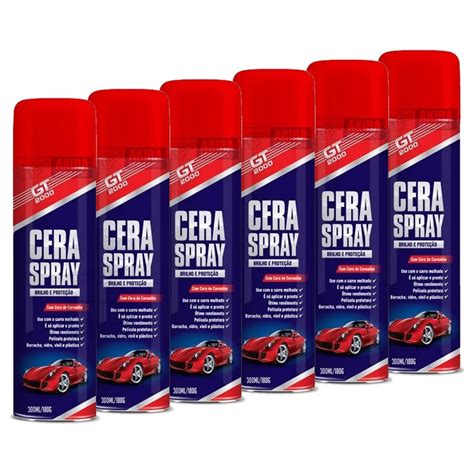 Cera Spray Carro Carnauba Brilho Prote O Auto Gt Unid Submarino