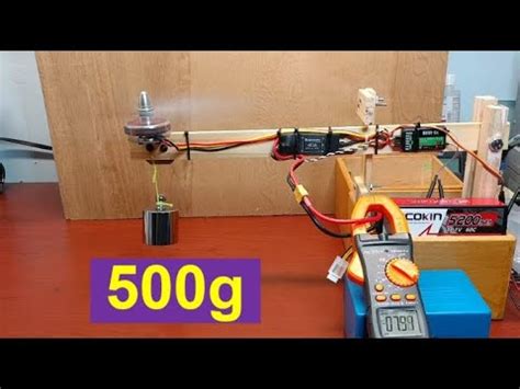 Nxp Hg Motor Kv Thrust Test Youtube