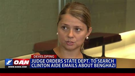 Judge Orders State Dept To Search Clinton Aide Emails Youtube