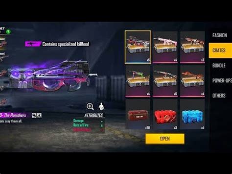 OPENING RARE GUN CRATES IN FREE FIRE GOT LEGENDARY GAN SKIN TEAM