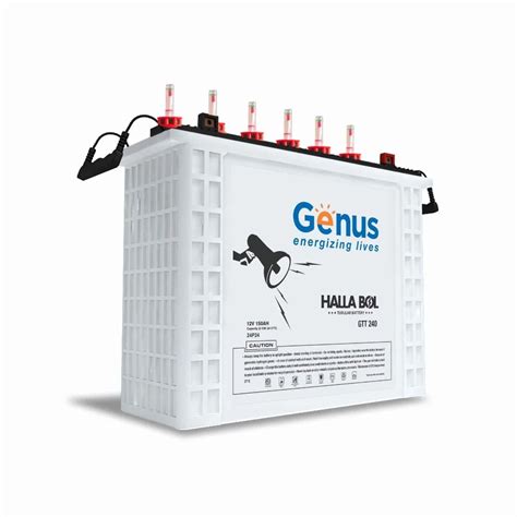 Genus Invomax GTT240 Tubular Battery 150 Ah At Rs 17900 Piece In