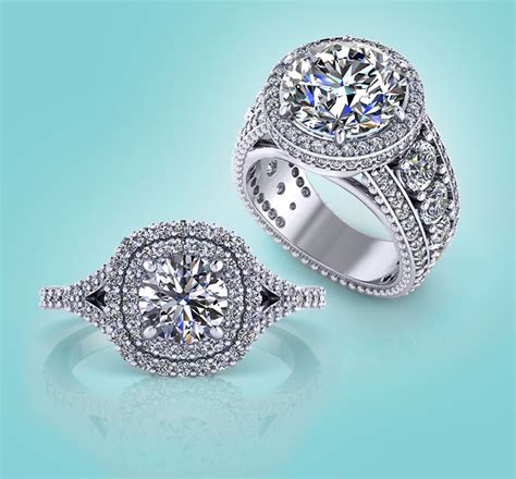 Halo Engagement Rings - Jewelry Designs