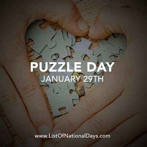 WHEN-IS-NATIONAL-PUZZLE-DAY - List Of National Days