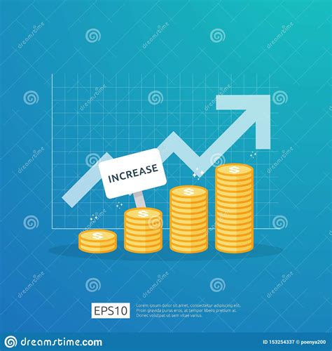 Finance Performance Of Return On Investment ROI Concept With Arrow