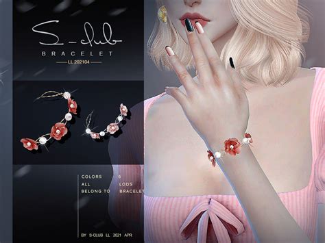 The Sims Resource S Club Ll Ts4 Bracelet 2021012