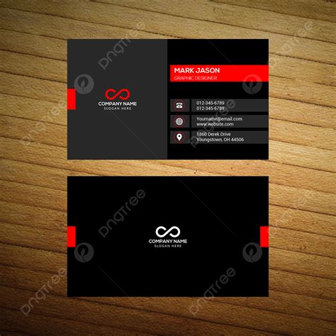 Red Business Card Template Template Download on Pngtree