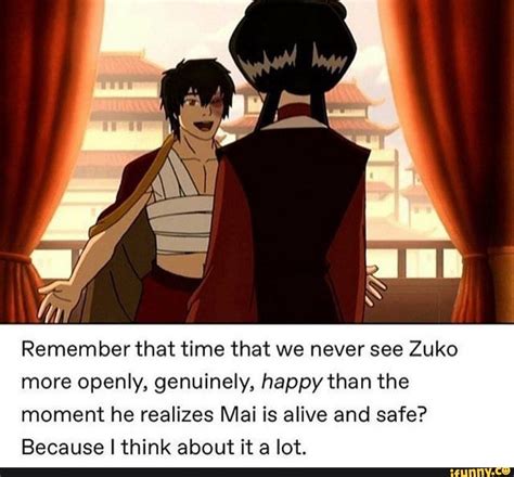 Remember That Time That We Never See Zuko More Openly Genuinely Happy