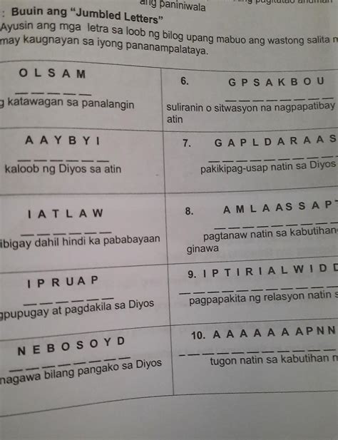 Pasagot Po Pleasee Sa Module Lang Po Ng Kapatid Ko Pleasee Brainly Ph