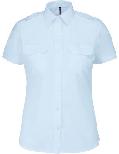 Chemise Pilote Manches Courtes Femme G M