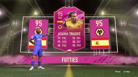 Fifa 21 Player Walkout Futties Adama Traoré 95 Youtube