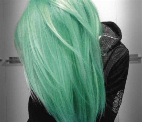 Sea Foam Green Hair Green Hair Hair Styles Scene Hair