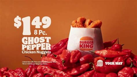 Burger King Ghost Pepper Chicken Nuggets Tv Spot Feel The Flame