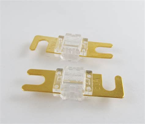 Pcs Gold Plated Car Audio Afs Mini Anl Fuse Auto Stud Fuses V A