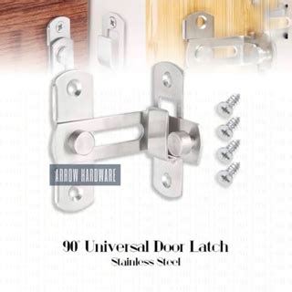 Degree Stainless Steel Metal Door Latch Sliding Lock Hasp Security