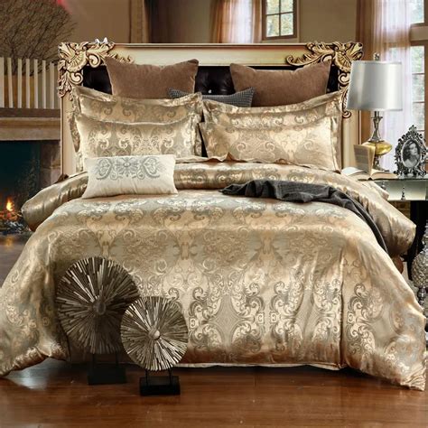 Luxury Bedding Sets Jacquard Queen King Size Duvet Cover Set Wedding