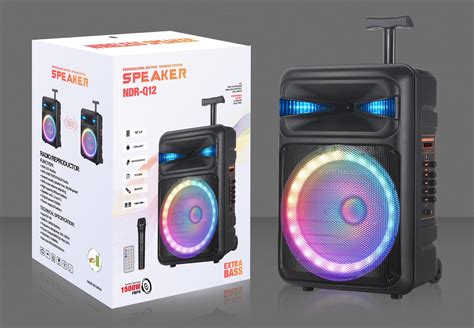 New Model Inch Trolley Speaker Disco Light Party Ndr Q China