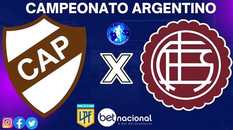 PLATENSE X LANÚS l CAMPEONATO ARGENTINO AO VIVO 30 06 2023 NARRAÇÃO