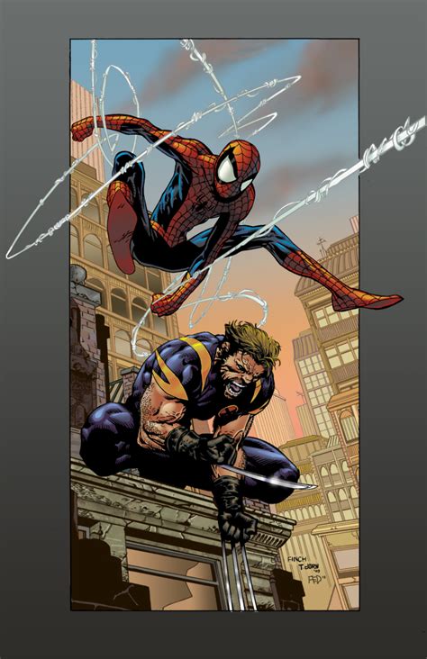 Spidey And Wolverine By Cerebelumdesign On Deviantart