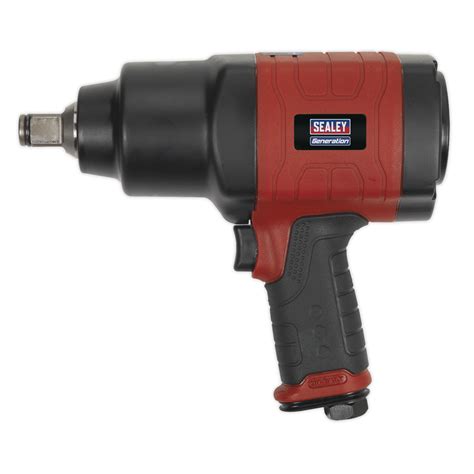 Composite Air Impact Wrench Twin Hammer Gsa Sealey