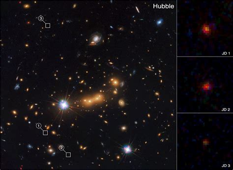 初期宇宙の銀河合体か？ ウェッブ宇宙望遠鏡の観測による最新の研究成果