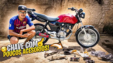 COMO DEIXAR SUA MOTO CHAVE POUCOS ACESSÓRIOS YouTube