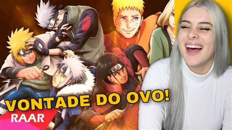 Reagindo Ao Rap Do Hokages Vontade Do Ovo Alpha Youtube