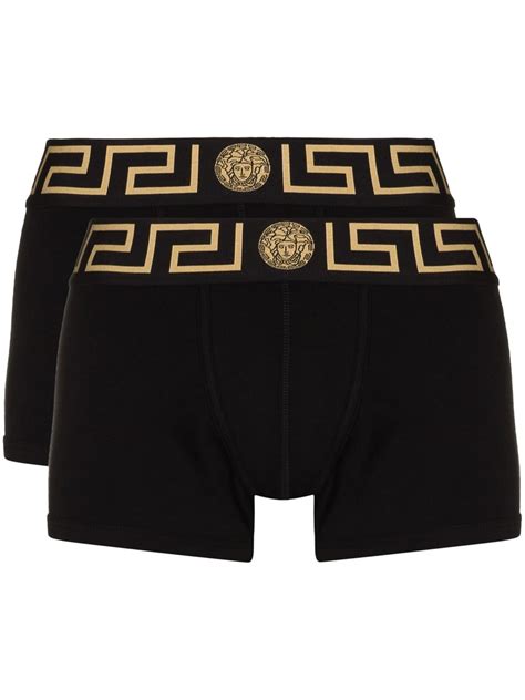 Versace Two Piece Set Logo Boxers Farfetch