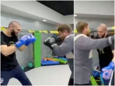 Ufc Super Prospect Khamzat Chimaev Seen On Video Sparring Chechen