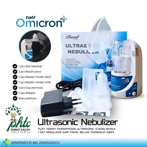 Jual Taff Omicron Ultrasonic Nebulizer Portable L Alat Terapi