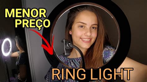 Ring Light Unboxing Onde Comprei Pre O E Tamanho Youtube