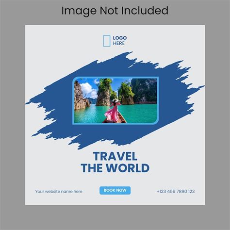 Premium Vector Tour And Travel Social Media Post Web Banner Template