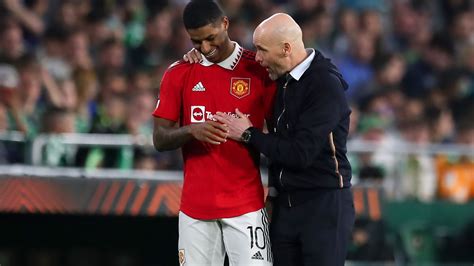 Bruno Fernandes Pokes Fun At Marcus Rashford For Miss As Erik Ten Hag