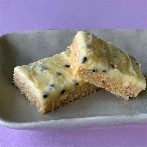 Easy No Bake Passionfruit Slice Recipe By Vj Cooks Quick How To